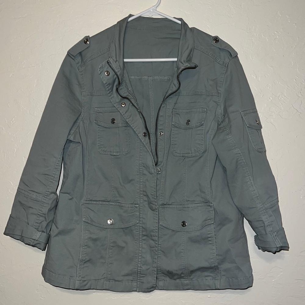 Kensie brand light green jacket